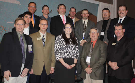 2009 directors - Back Row: KAA President, Dave Webb; Director, Eric Blomquist; Director, Dennis Wendt;Chairman of the Board Bob McBride; Vice President, Jack Newcom; President Elect, Andy Conser; Front Row: Director, Aaron McKee; Director, Byron Bina; Director, Kevin Borger; Director Megan McCurdy; Director Jim Hollinger; Director Robert Haley